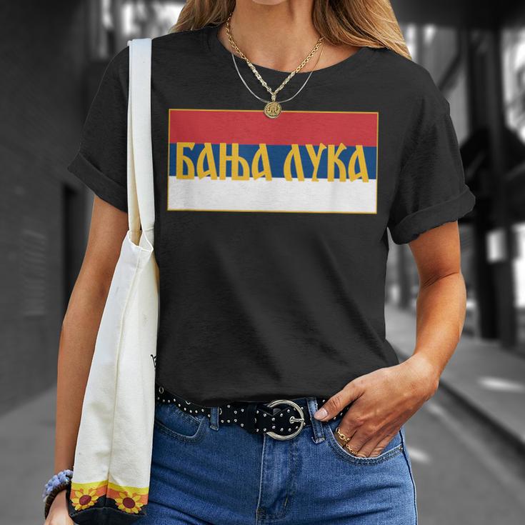 Banja Luka Rs Republic Srpska Serbian Flag Trobojka S T-Shirt Geschenke für Sie