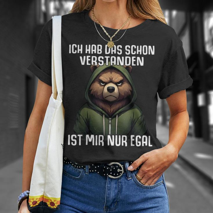 Bär Ich Hab Das Schon Verstanden Ist Mir Nur Egal German T-Shirt Geschenke für Sie
