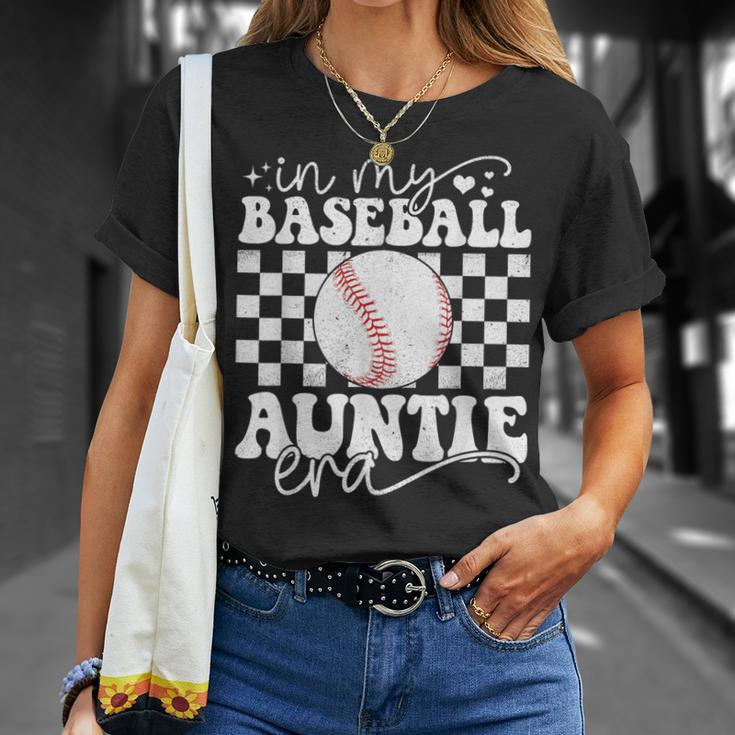 In My Baseball Auntie Era Baseball Auntie Mother's Day T-Shirt Gifts for Her