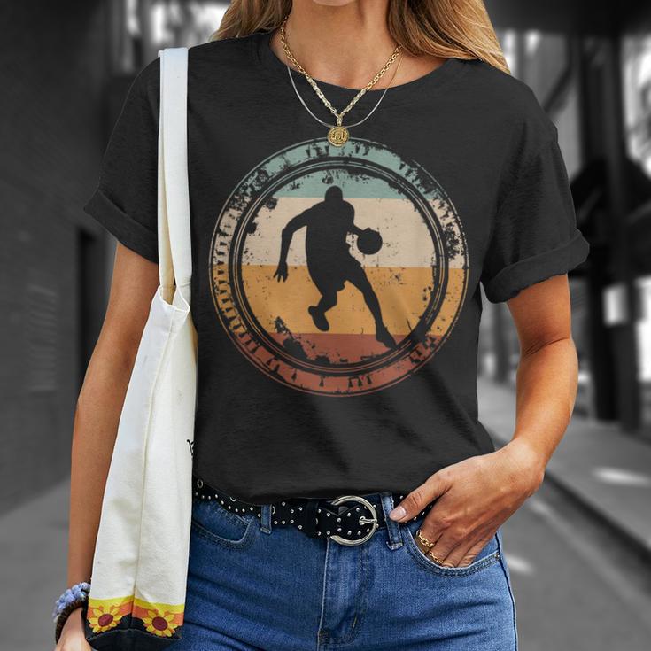 Basketball Player Vintage T-Shirt Geschenke für Sie