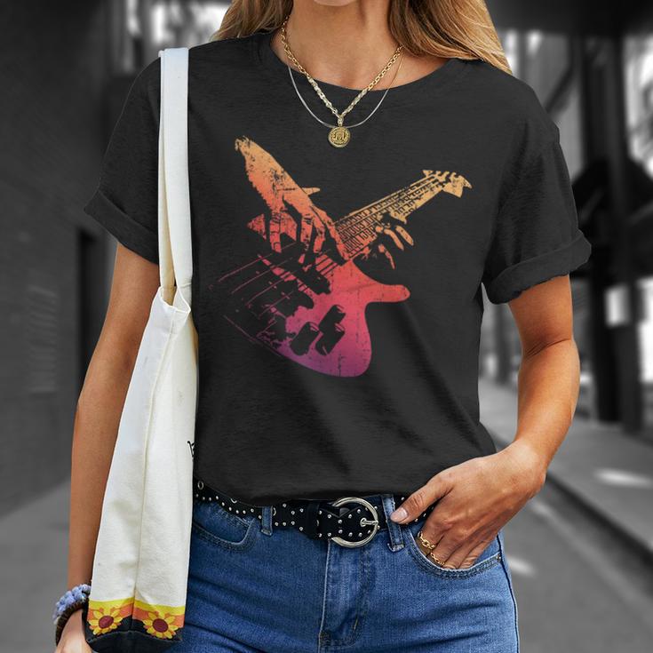 Bass Guitarintage Retro For Bassist T-Shirt Geschenke für Sie