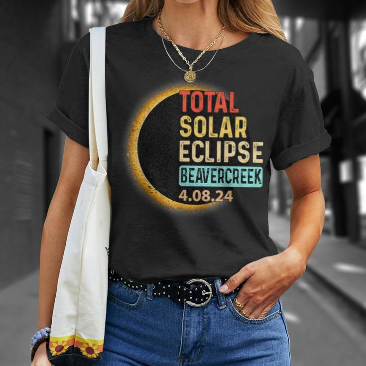 Beavercreek Ohio Oh Total Solar Eclipse Party 2024 Totality T-Shirt Gifts for Her