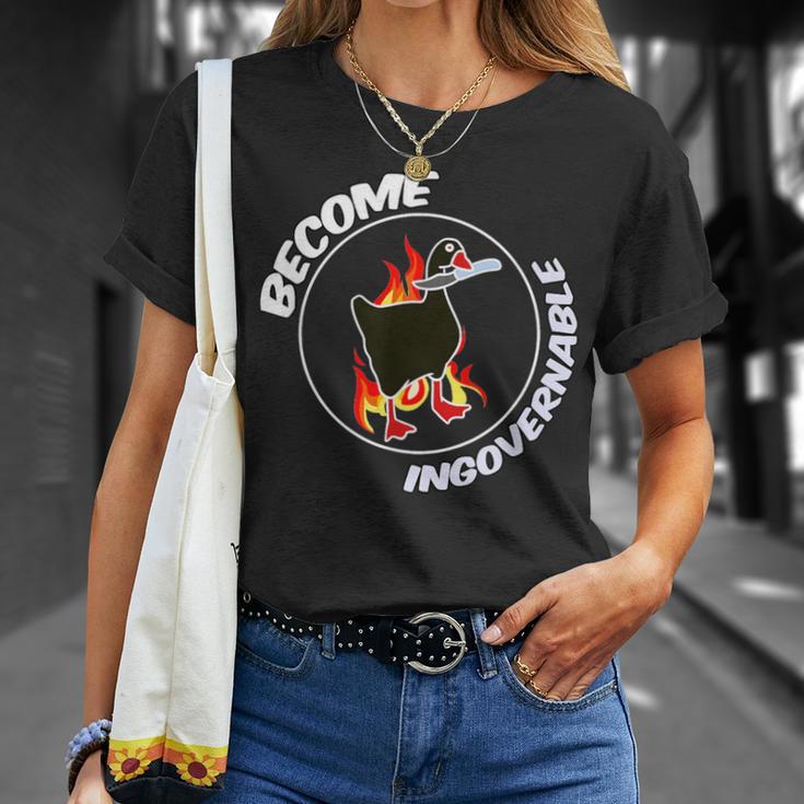 Become Ungovernable Trending Meme T-Shirt Gifts for Her