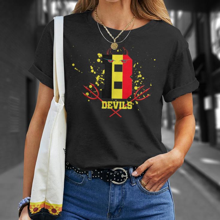 Belgium Devils Soccer Sport T-Shirt Gifts for Her