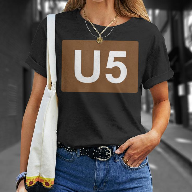 Berlin U-Bahn Line U5 Souvenir S T-Shirt Geschenke für Sie
