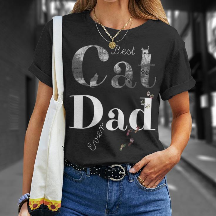 Best Cat Dad Ever Cat Lover Father's Day T-Shirt Gifts for Her