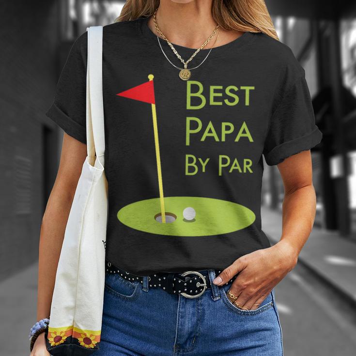 Best Dad By Paratertagsgeschenk Für Papa-Golfer T-Shirt Geschenke für Sie