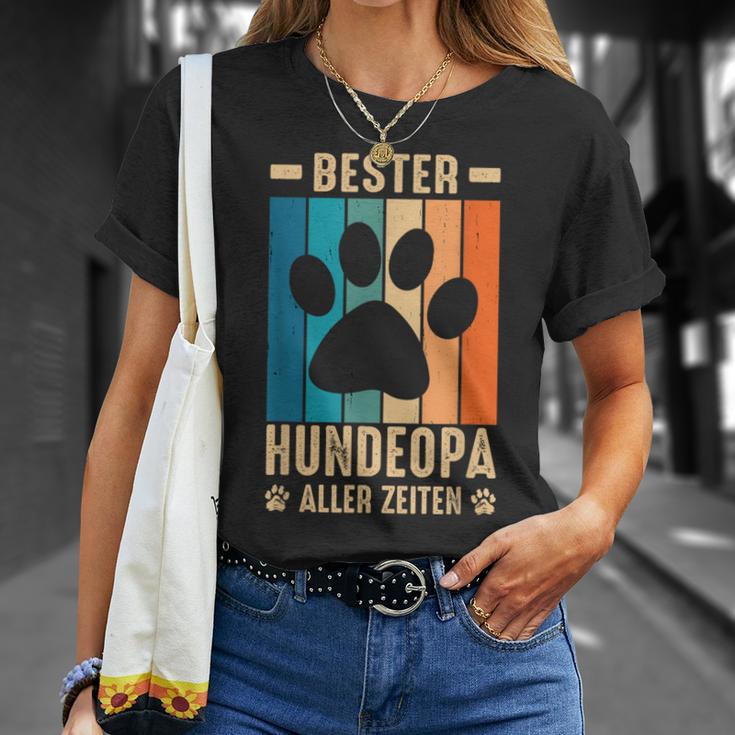 Best Dog Grandpa Of All Times T-Shirt Geschenke für Sie