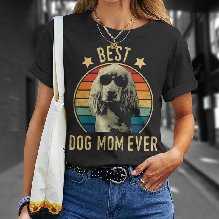 Best Dog Mom Ever English Cocker Spaniel Mother's Day T-Shirt Gifts for Her