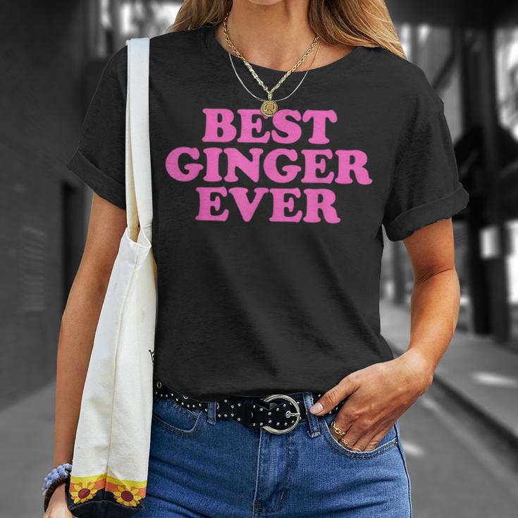 Best Ginger Ever Best Ginger Ever T-Shirt Geschenke für Sie