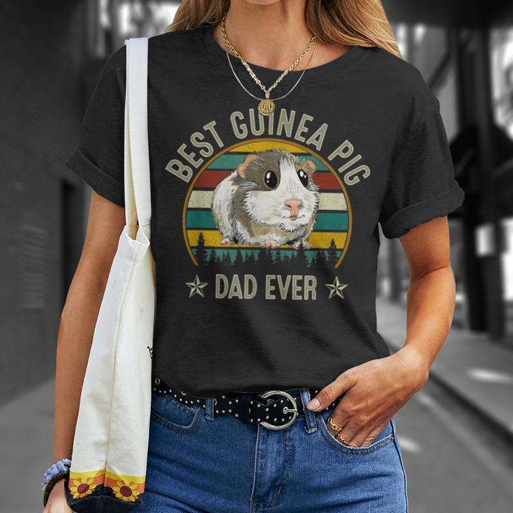 Best Guinea Pig Dad Ever Lustiges Meerschweinchen Papaater T-Shirt Geschenke für Sie