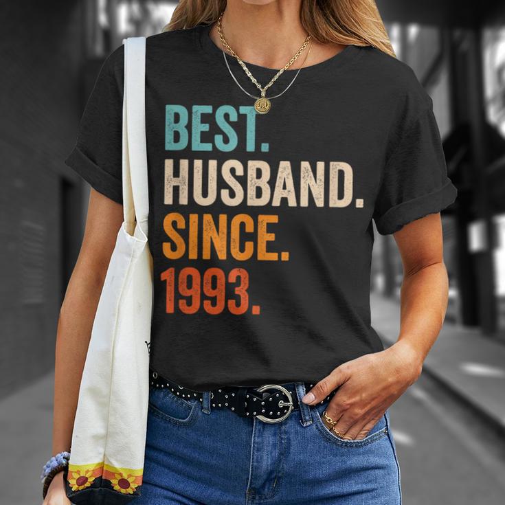 Best Husband Since 1993 30Th Wedding Anniversary T-Shirt Gifts for Her