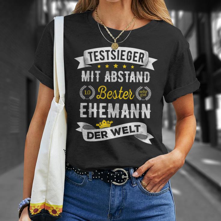 Best Husband Der Welt Test Winner Slogan T-Shirt Geschenke für Sie