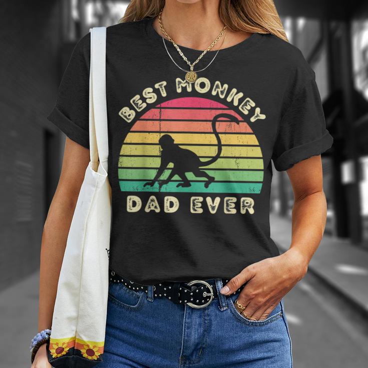 Best Monkey Dad Ever For Fathers Day T-Shirt Gifts for Her