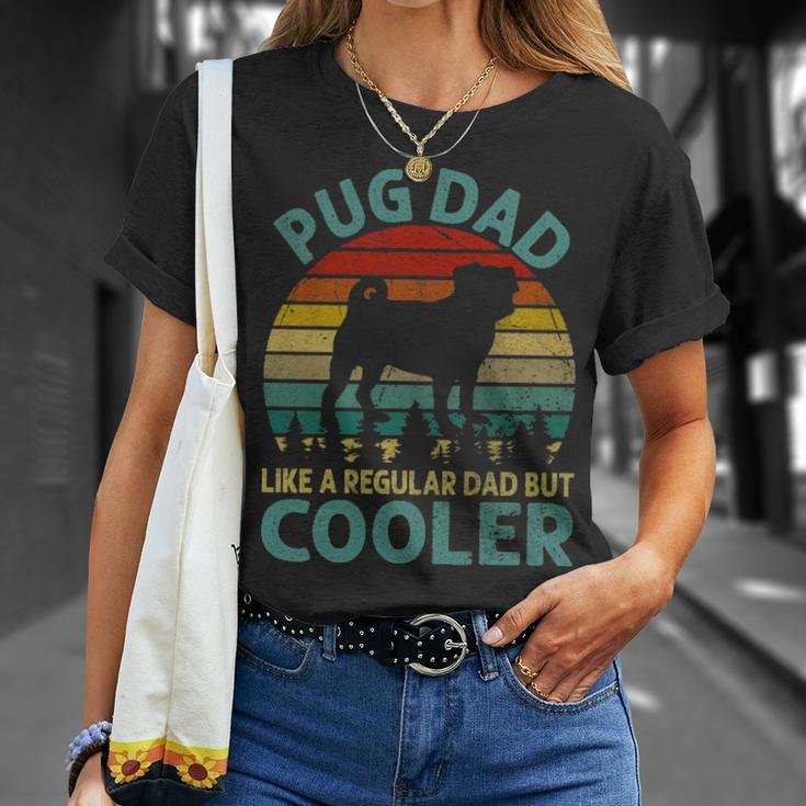 Best Pug Cooler Dad Ever Dog Animal Lovers Walker Cute T-Shirt Gifts for Her