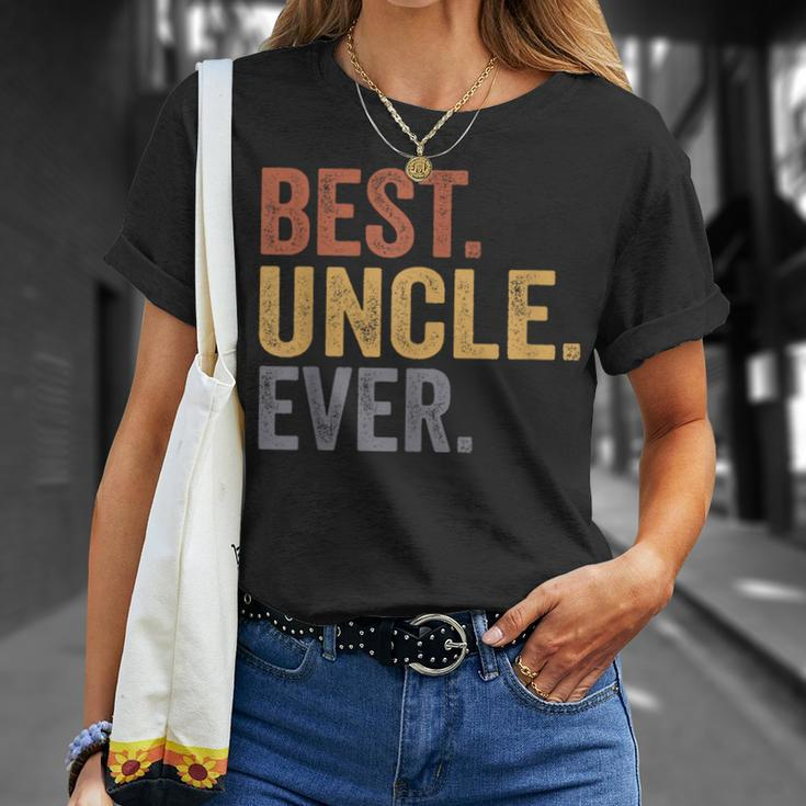 Best Uncle Ever From Niece Uncle Father's Day T-Shirt Gifts for Her