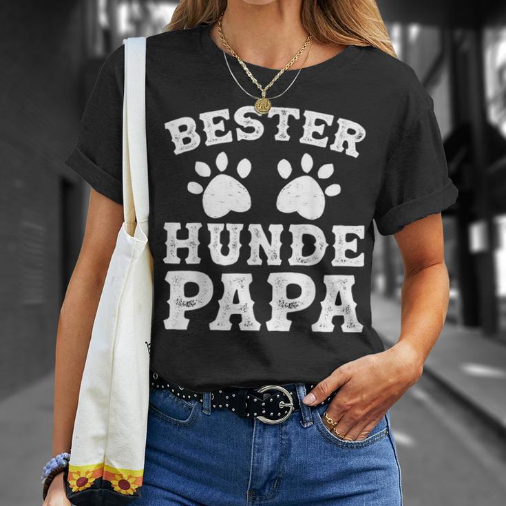 Bester Hunde Papa Lustigateratertag Geschenk Herren T-Shirt Geschenke für Sie