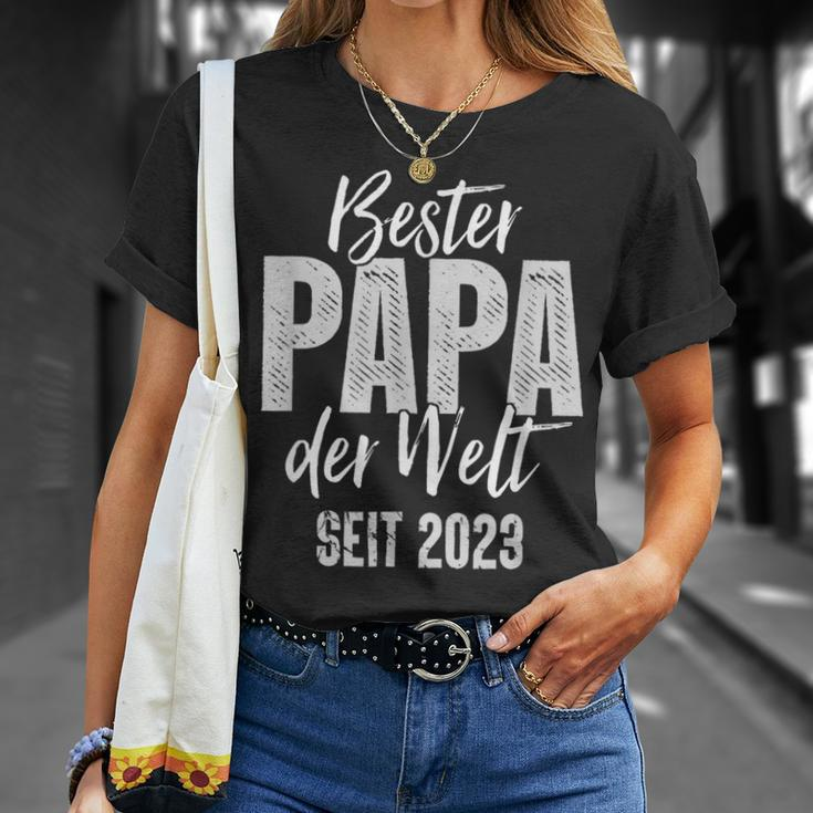 Bester Papa Der Welt Since 2023 T-Shirt Geschenke für Sie