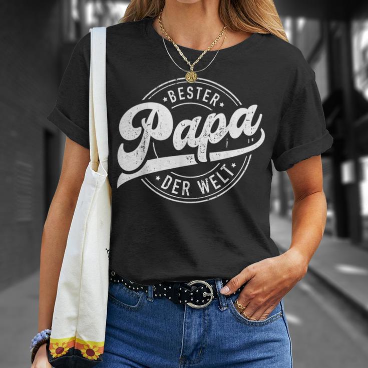 Bester Papa Der Welt Fürater Zumatertag Oder Geburtstag T-Shirt Geschenke für Sie