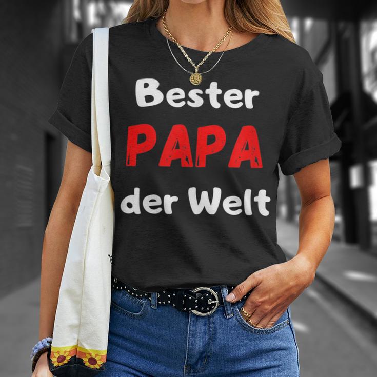 Bester Papa Der Welt Geburtstag Geschenk Familie T-Shirt Geschenke für Sie