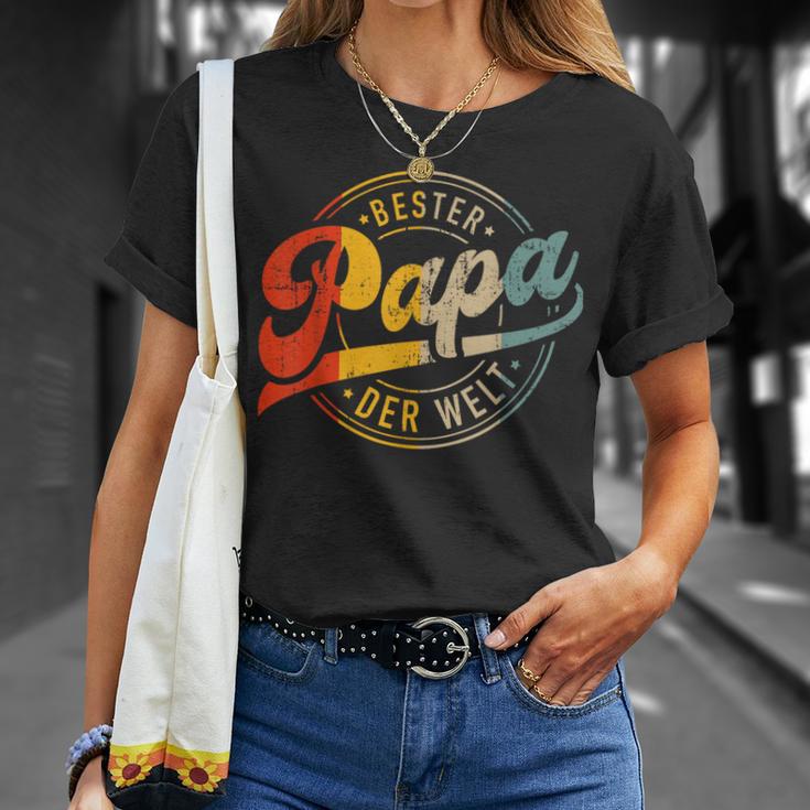 Bester Papa Der Welt Zumatertag Geburtstag Weihnachten T-Shirt Geschenke für Sie