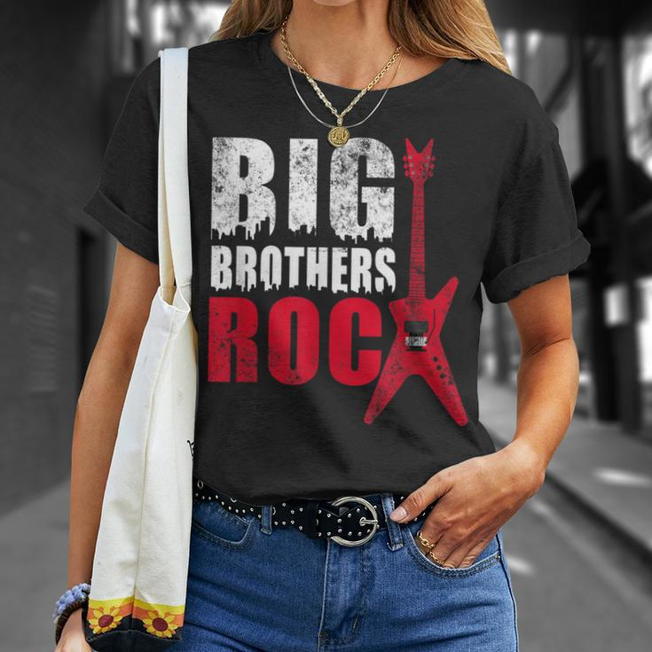 Big Brothers Rock Toddler & Adult Big Brother T-Shirt Gifts for Her