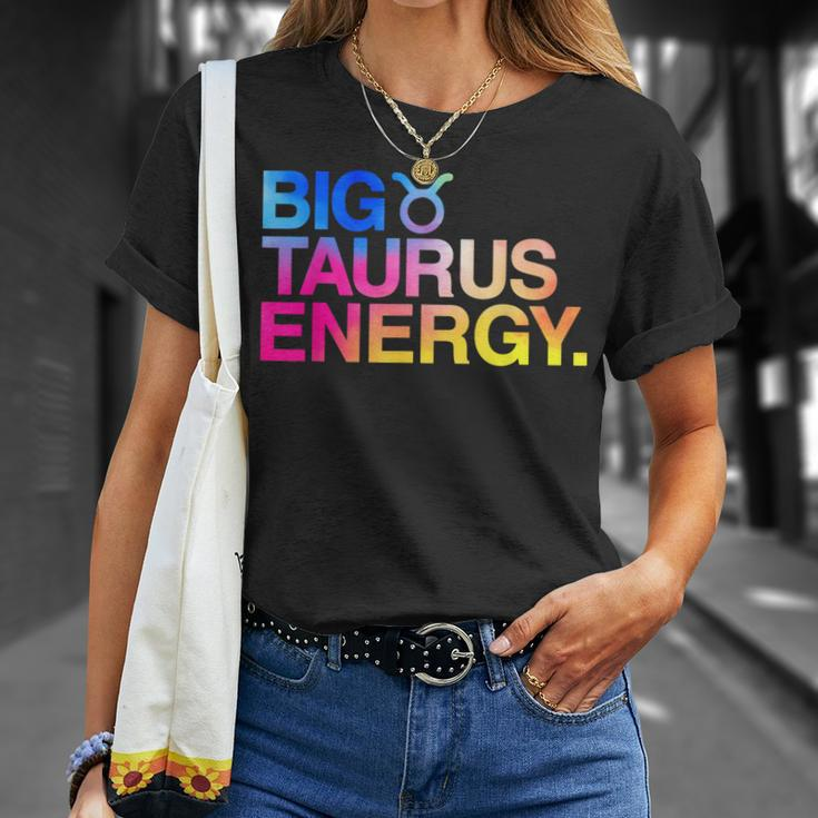 Big Taurus Energy Zodiac Sign Astrology Birthday T-Shirt Gifts for Her