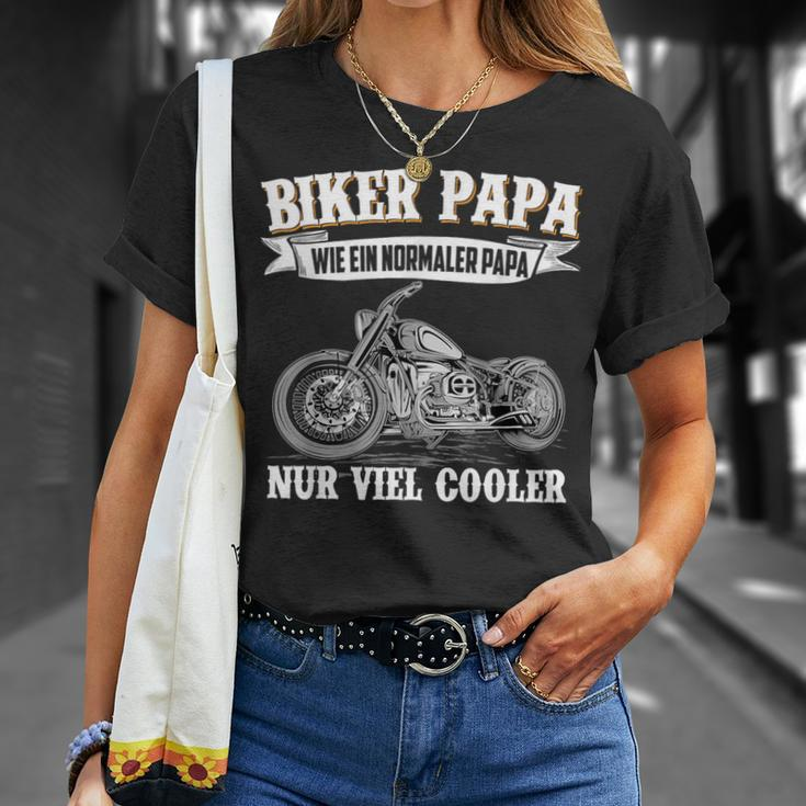 Biker Papa T-Shirt: Für Coole Motorradfahrer Väter, Einzigartiges Design Geschenke für Sie