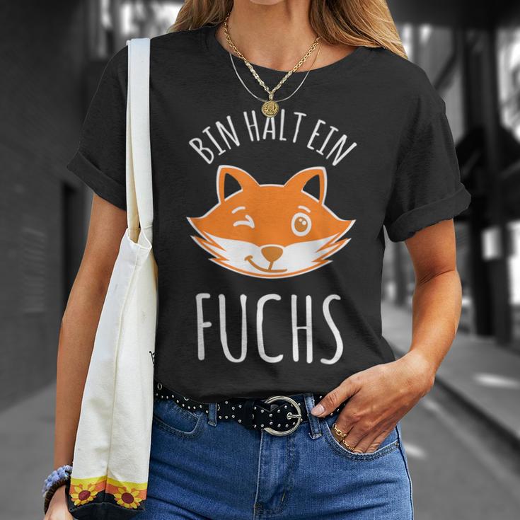 Bin Halt Ein Fuchs Clever Foxes Forester Hunter T-Shirt Geschenke für Sie