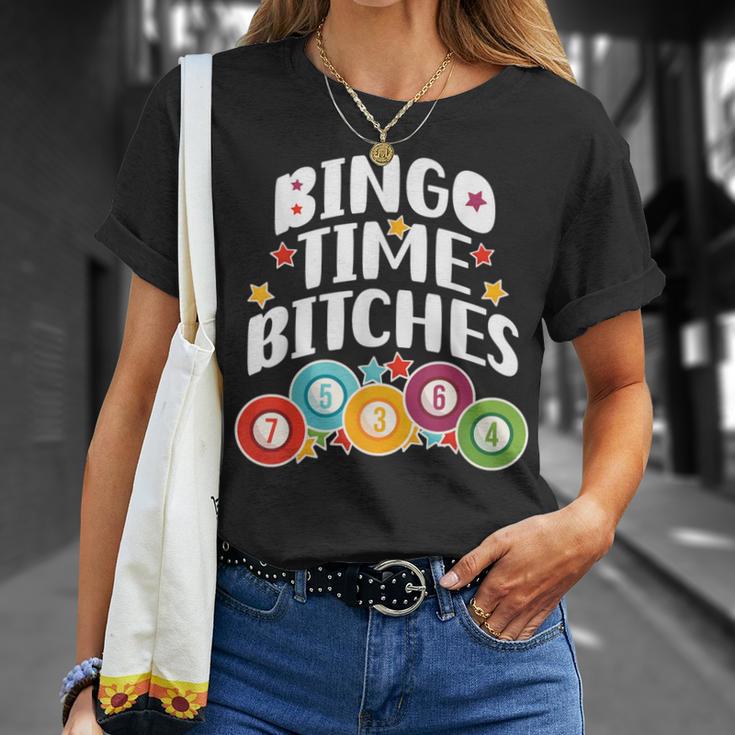 Bingo Time Bitches Bingo Player Game Lover Present T-Shirt Gifts for Her