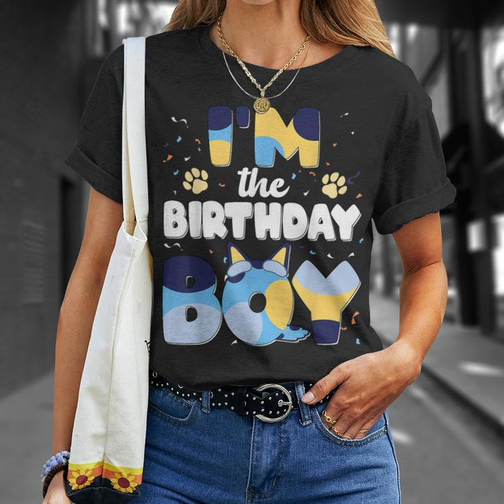 Im The Birthday Boy Dog Family Matching T-Shirt Gifts for Her