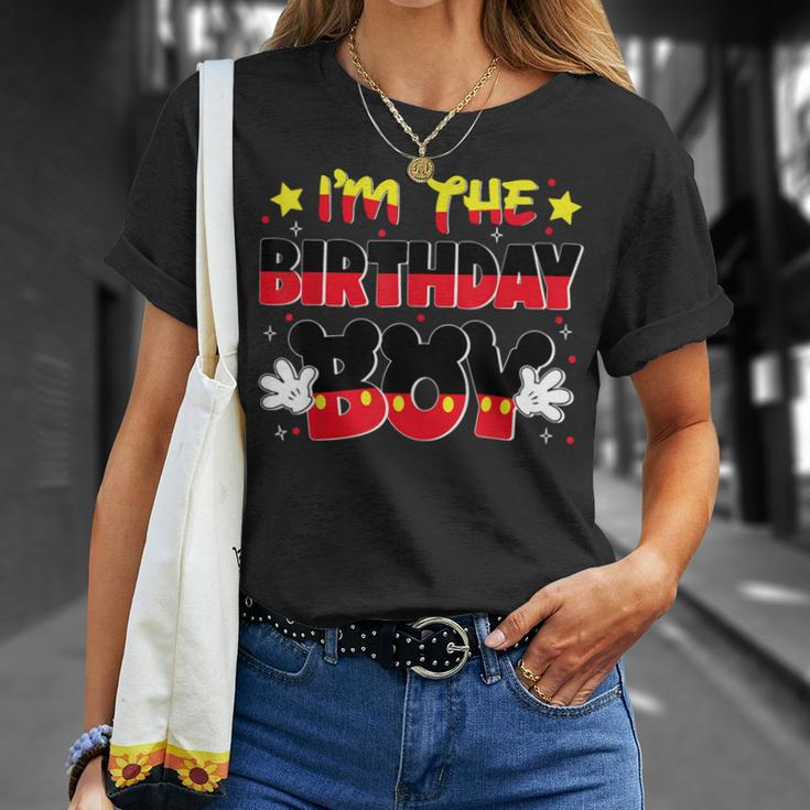 Im The Birthday Boy Mouse Family Matching T-Shirt Gifts for Her