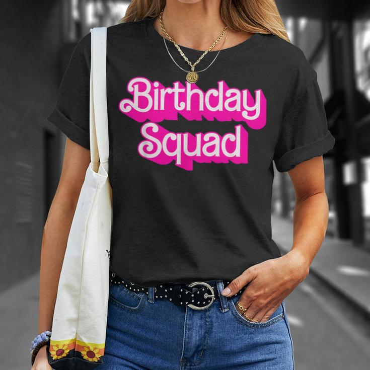 Birthday Squad Birthday Party Matching Family Group T-Shirt Gifts for Her