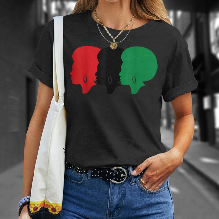 Black Pride Clothing Pan African Flag Afro 4 & Women T-Shirt Gifts for Her