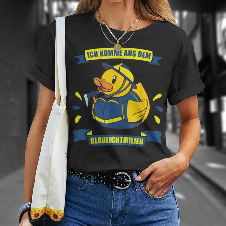 Blaulichtmilieu Thw Einatz Technical Helfswerk T-Shirt Geschenke für Sie