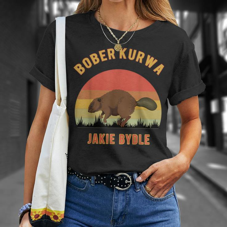 Bober Kurwa Polish Meme Beaver Kurwa Bober T-Shirt Geschenke für Sie