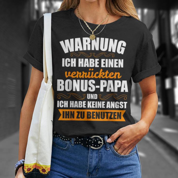 Bonus Papa Bonuspapa Stiefvater Bonusater Geschenk T-Shirt Geschenke für Sie