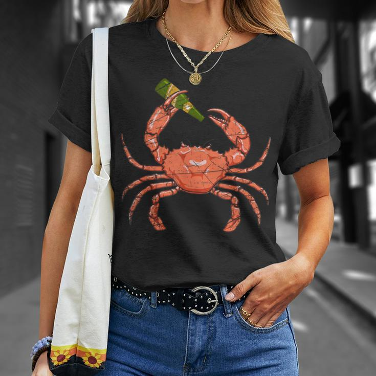 Bottle Crab T-Shirt Gifts for Her