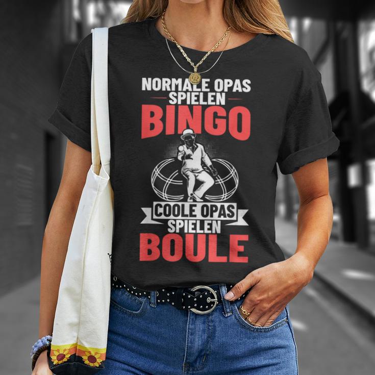 Boulplayer Grandpa Boccia Game Boule Play Petanque T-Shirt Geschenke für Sie