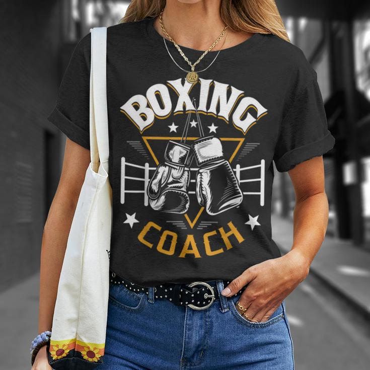 Boxing Coach Kickboxing Kickboxer Gym Boxer T-Shirt Gifts for Her