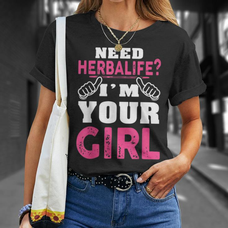 Brauche Herbalife Ich Bin Dein Freundin T-Shirt Geschenke für Sie