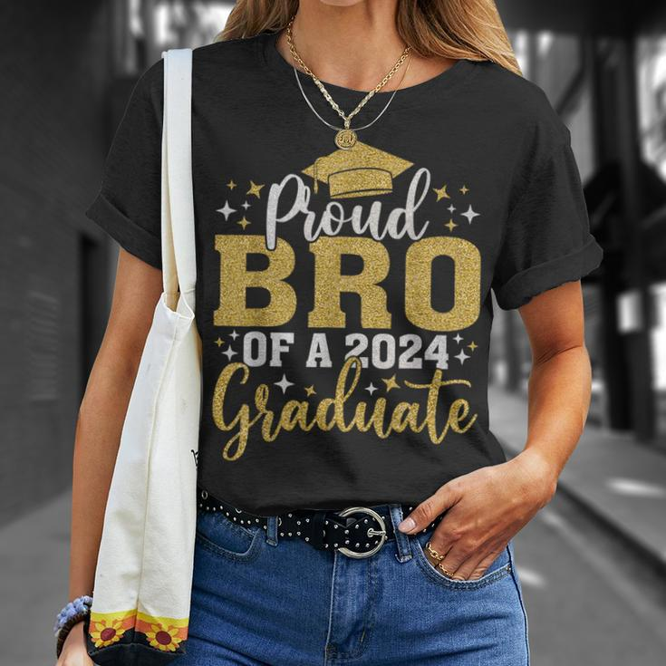 Bro Senior 2024 Proud Bro Of A Class Of 2024 Graduate T-Shirt Gifts for Her