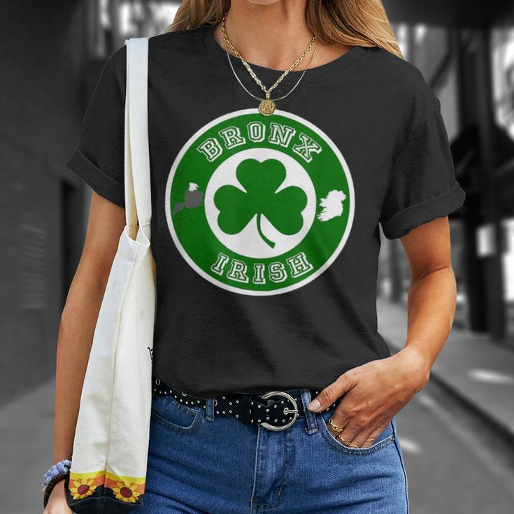 Bronx Nyc St Patrick's Paddys Day New York Irish T-Shirt Gifts for Her