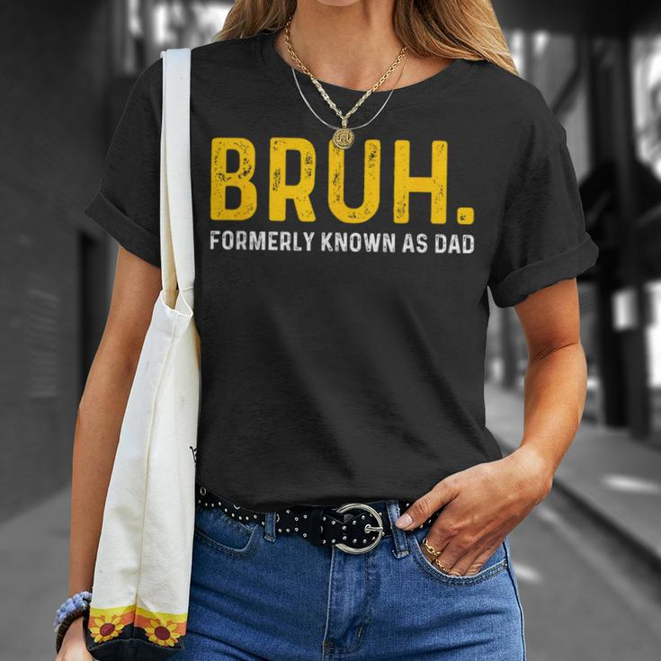 Bruh Formerly Known As Dad Vintage Father's Day Men T-Shirt Gifts for Her
