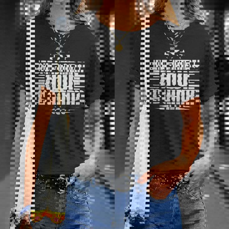 Bruh Formerly Known As Grandpa Vintage Father's Day T-Shirt Gifts for Her