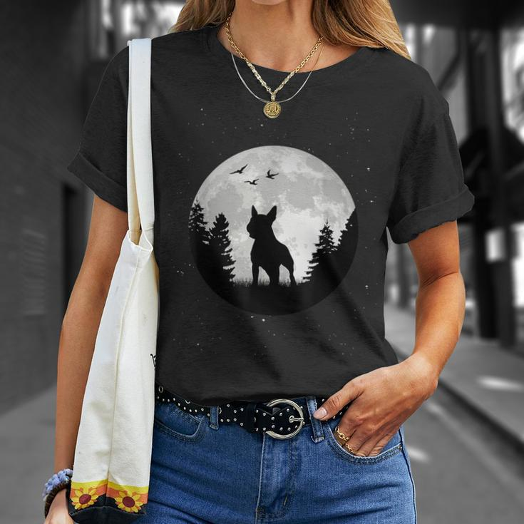 Bull Terrier Moon Bull Terrier Dog Holder T-Shirt Geschenke für Sie
