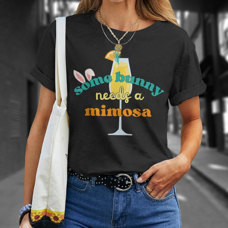 Some Bunny Needs A Mimosa Easter Brunch Women T-Shirt Gifts for Her