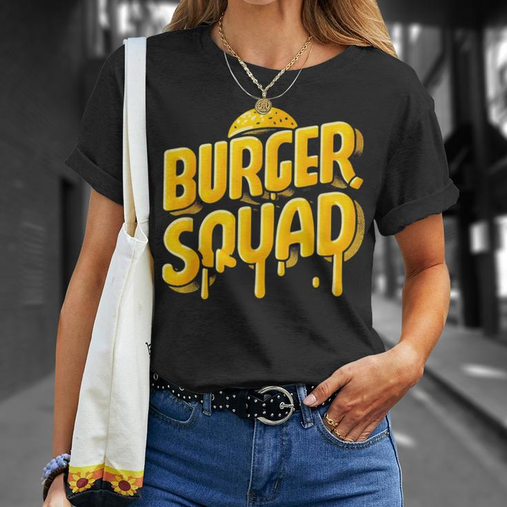 Burger Squad Lover Fast Food Vintage T-Shirt Gifts for Her