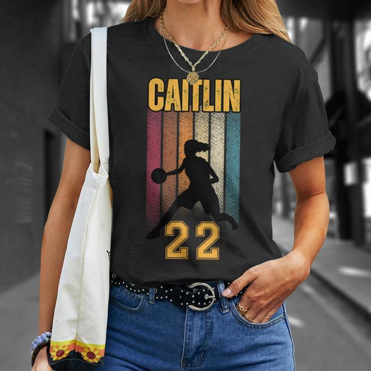 Caitlin Basketball 22 For Basketball Lovers T-Shirt Gifts for Her