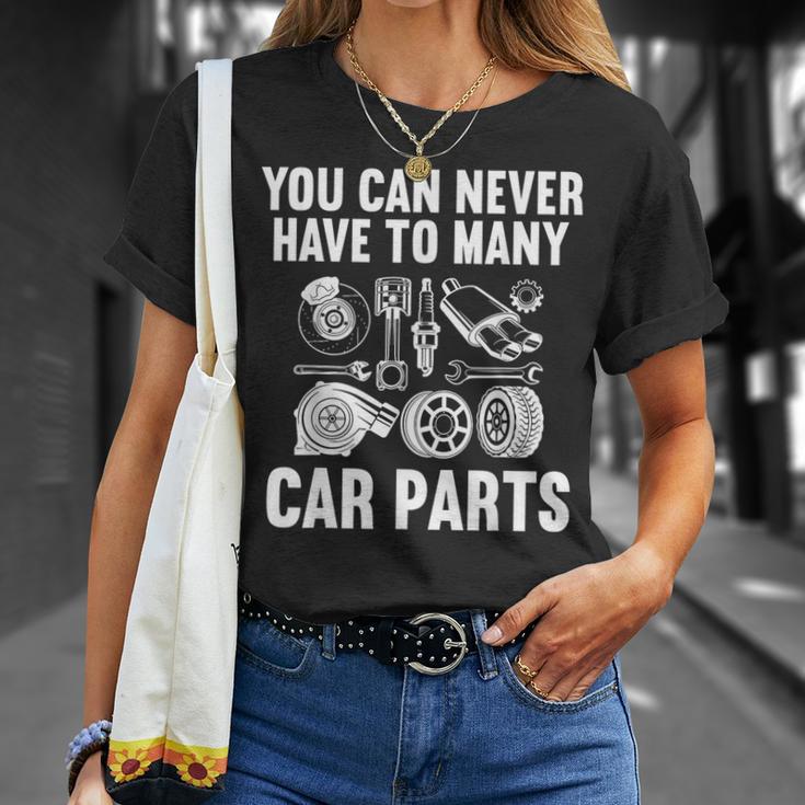 Car Parts Garage Mechanic T-Shirt Gifts for Her